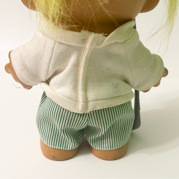 Vintage Russ Trolls Golf Pro Troll dressed with Golf Club Outfit Visor - Picture 8 of 16